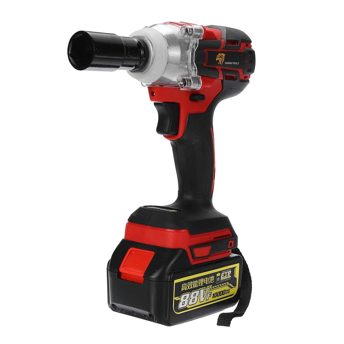 

88V 520Nm 1/2'' Cordless Impact Wrench Power Driver Electric Wrench Socket 1 or 2 10000mAh Battery Socket Wrench Power Tool