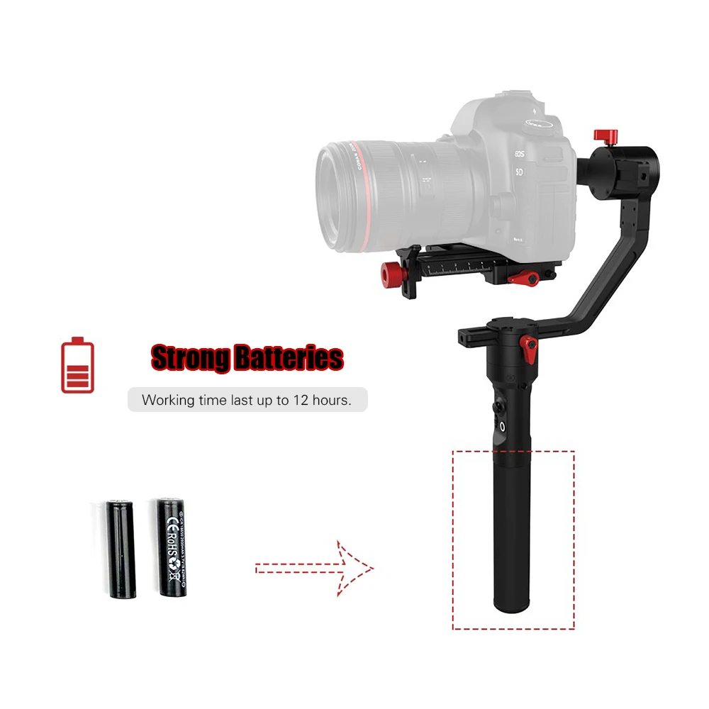 Hohem iSteadyGear Z Kit ручной Стабилизатор камеры Gimbal двойная ручка управления с Bluetooth подключение анти-встряхивание фотографии