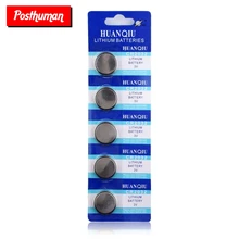 POSTHUMAN 5Pcs CR2032 CR 2032 Button Coin Cells Lithium Battery For Watch Toys Button battery 5004LC ECR2032 CR2032 DL2032