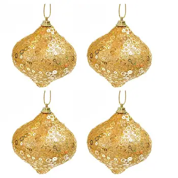 

4Pcs Xmas Foam Ball Safe Fine Chic Pendant Hanging Ornament Decor