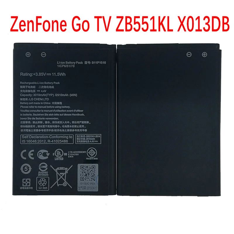 Аккумулятор B11P1510 3010 мАч для телефона Asus ZenFone Go TV ZB551KL X013DB новейшее производство
