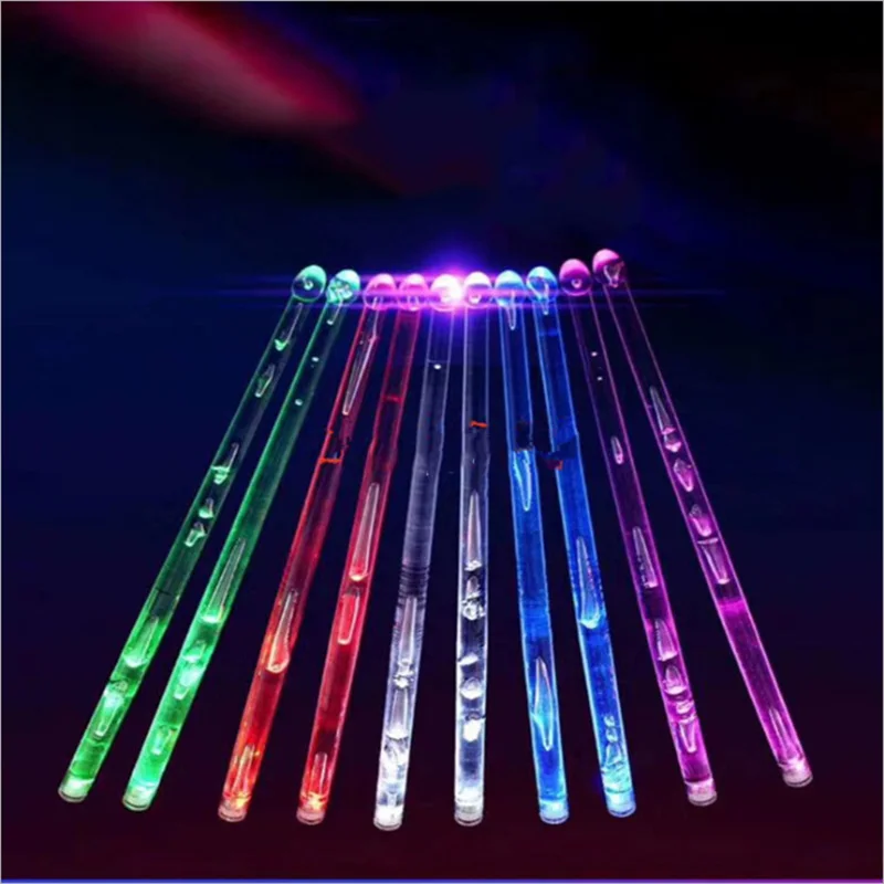 

BATESMUSIC Macromolecular compound Bright Thigh Led Light Drumsticks Percussion Instrument Luminous Accessories for Drum