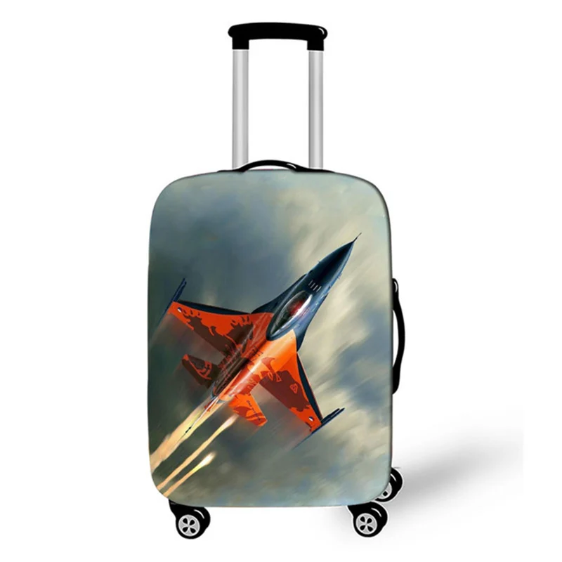 Авиационный Дорожный Чехол для костюма, эластичный тканевый защитный чехол для багажа 18-32 дюймов, уплотненный чехол для тележки, аксессуары для путешествий - Цвет: 07  Luggage cover