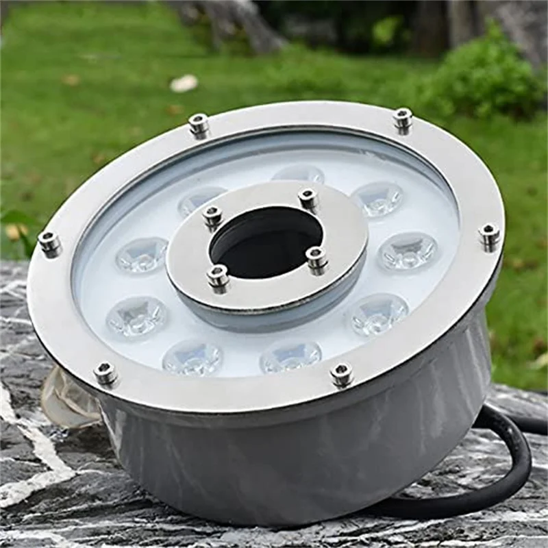 Description Picture 6 of itemIP68 LED Underwater Lamp Colorful Fountain Pool Light 6w 9w 12w 15w 24W Waterproof RGB Gradient Swimming Landscape Lamp12V 24V