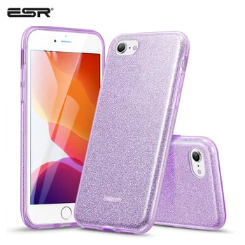 

ESR Case for iPhone SE 2020 8 7 Plus 11 11pro Max XR X XS SE2 Phone Cover Shinning Case Bumper Bling Case Shockproof Capa Fundas
