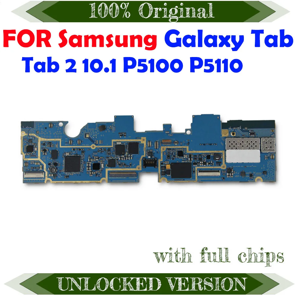 Материнская плата для Samsung Galaxy Tab 2 10 1 P5100 3G P5110 Wi Fi ГБ ОЗУ 16 Гб ПЗУ оригинальная