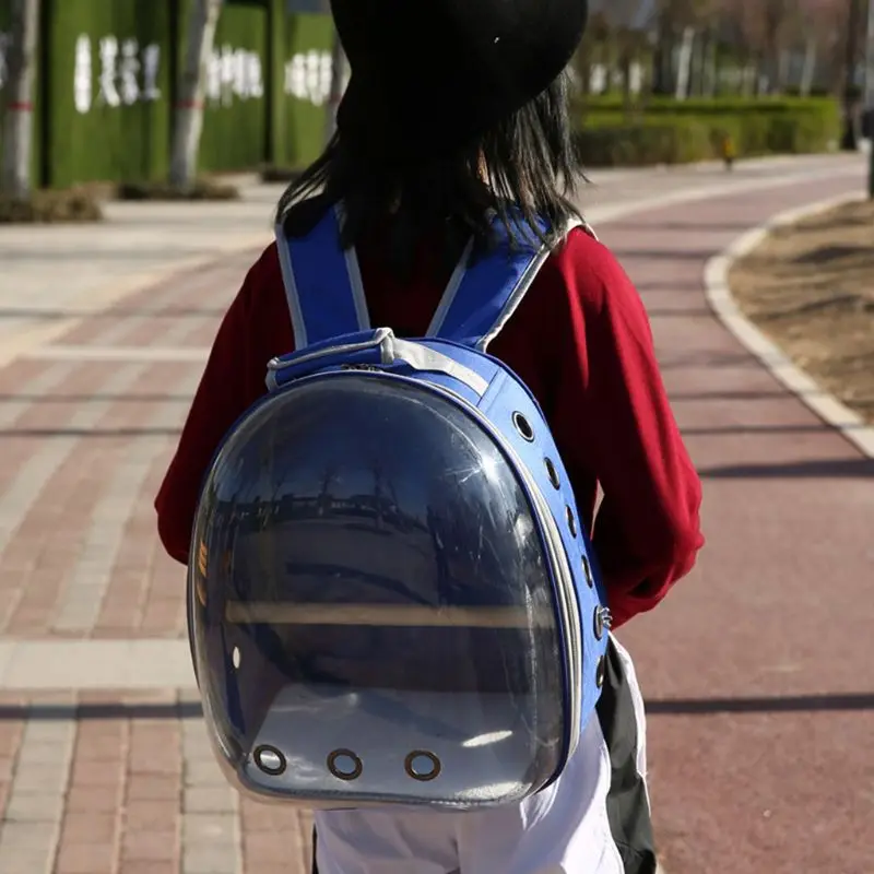 

Pet Parrot Carrier Bird Travel Bag Space Capsule Transparent Backpack Breathable Sightseeing