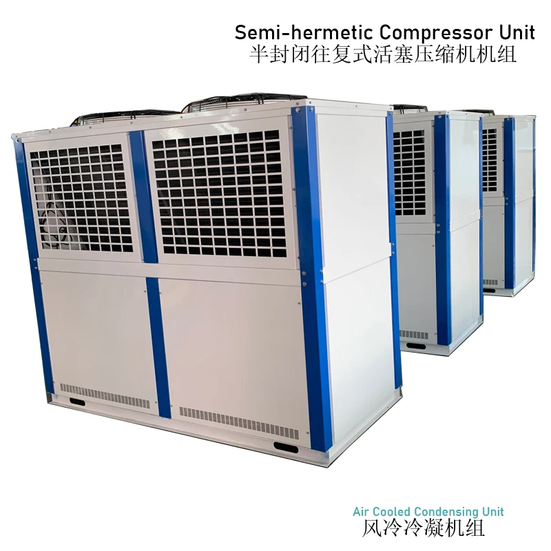 Полугерметизирующий компрессор 40HP MLBP конденсатор с воздушным конденсатором