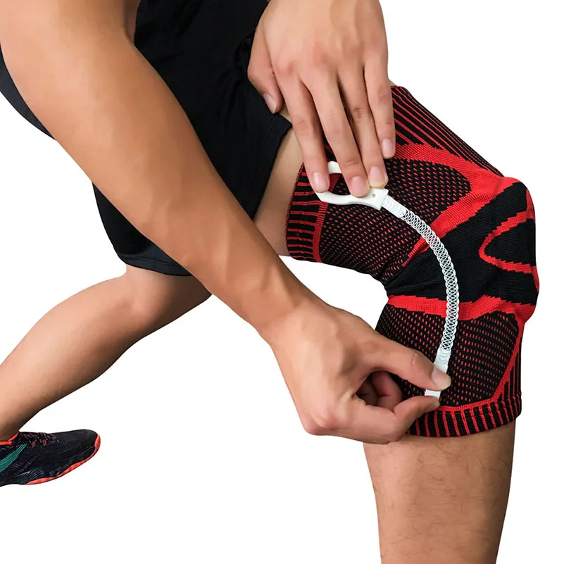 

1PC Knee Support Protective Compression Professional Elastic Anti Slip Knee Pad Sports Brace Basketball Training Calf Protection