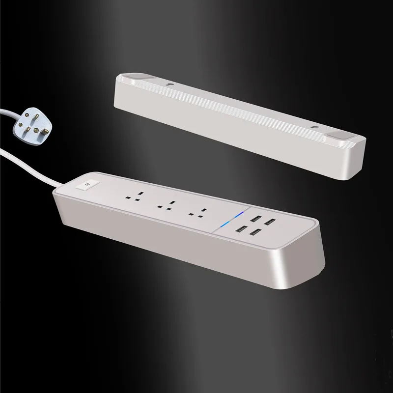 Британский регулирующий Интеллектуальный удлинитель розетки USB быстрая зарядка интеллектуальная Розетка силовая полоса многофункциональная интеллектуальная E