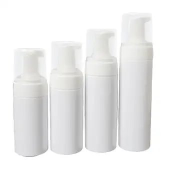 

4pcs Refillable Bottles Foam Plastic Mist Atomizer Bottles Sanitizer Dispensers Alcohol Sprayer Shampoo Containers