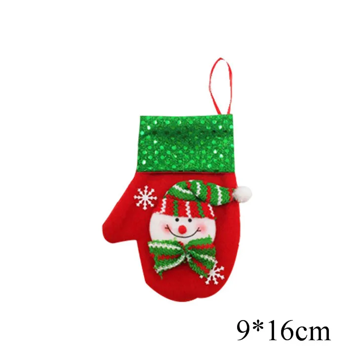 C 1 Snowman Новейшие рождественские держатели для столовых приборов, держатели для серебра, Санта вилка, кармашки для ножей, ужин, рождественские украшения для дома Deco Noel - Цвет: C 1 Snowman