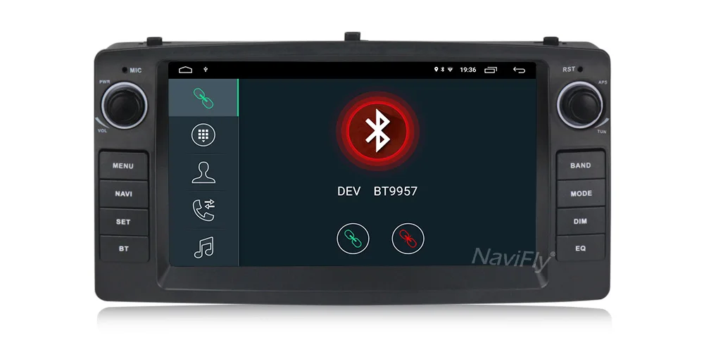 Flash Deal Navifly Android 9 Car DVD Player For Toyota Corolla E120 BYD F3 2000 2005 2006 Radio Multimedia Head Unit FM AM Stereo GPS 2+32G 17