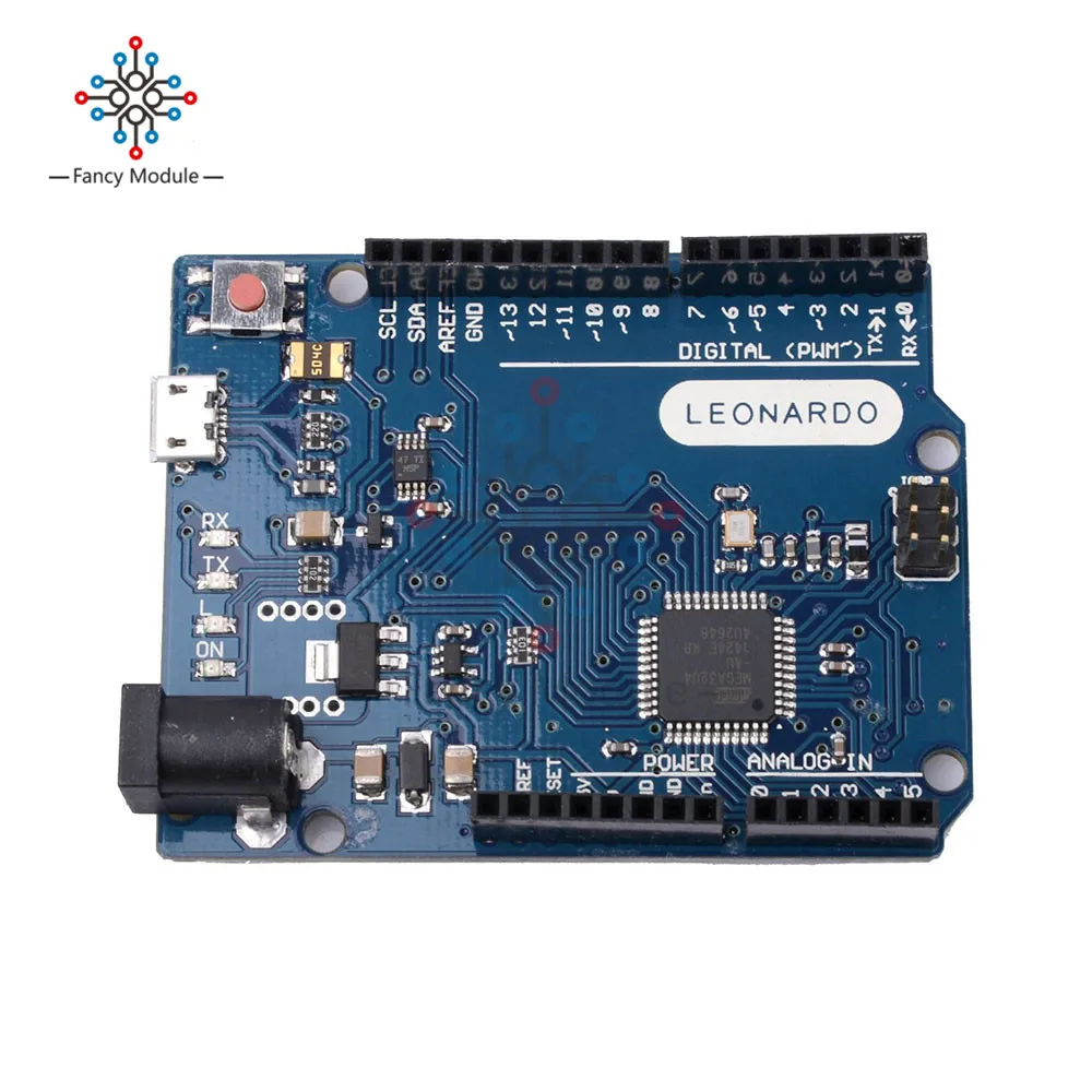 Плата diymore Leonardo R3 Pro Micro USB интерфейс ATmega32U4 для Arduino IDE с кабелем Micro USB