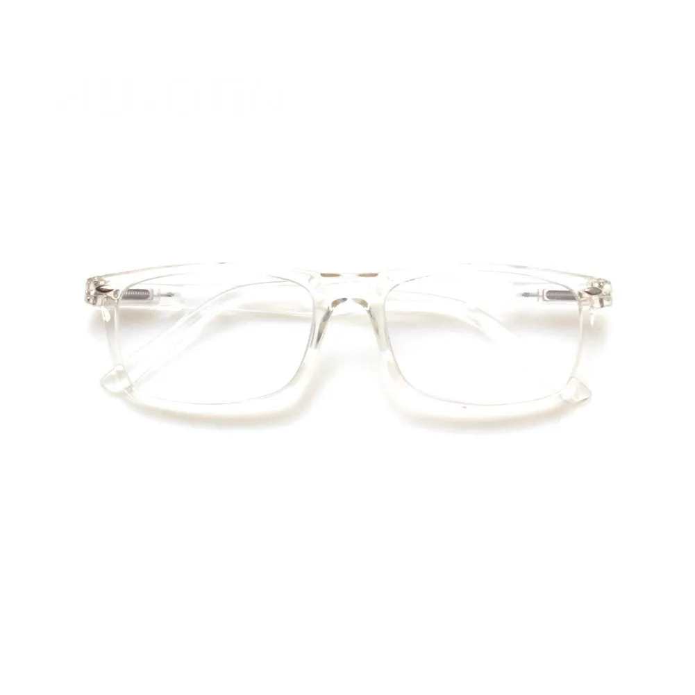 Fashion Transparent Plastic Frame Reading Glasses Plastic Round Reader Reader Frame Lenses Optical Attribute