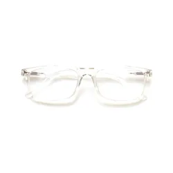 Fashion Transparent Plastic Frame Reading Glasses Plastic Round Reader Reader Frame Lenses Optical Attribute