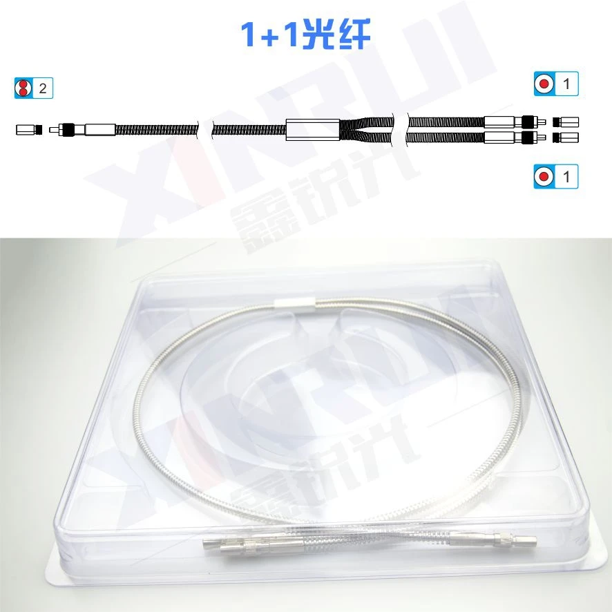 

1000um Y type optical fibers 1-2 optical Fiber optic reflection probe ocean optical fiber 1+1 Y type optical fibers