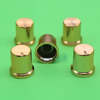 

10 Piece 15 * 15.5mm golden electroplated plastic knob potentiometer knob flower shaft inner hole 6mm