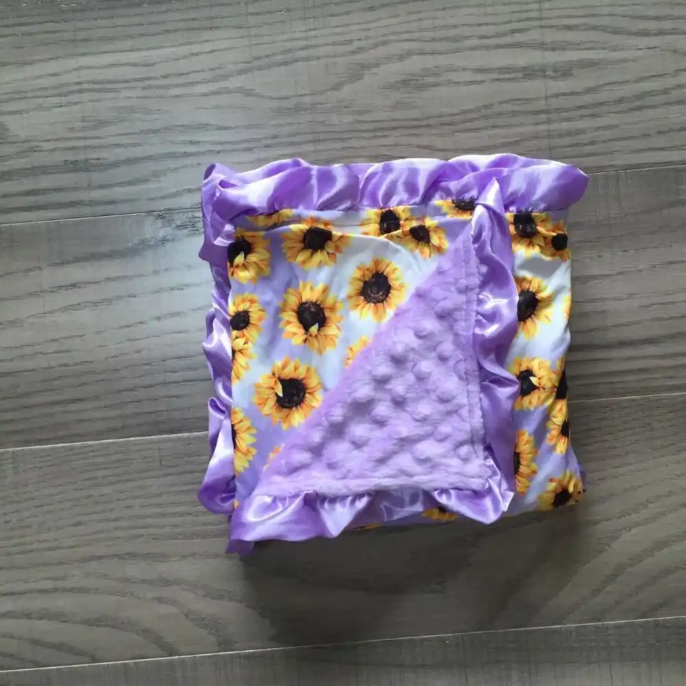 Baby Girls Blanket Baby Children Cotton Soft Blanket Baby Blanket With Sunflowerprint Lavender Ruffle Blanket Swaddling Aliexpress Baby Girls Blanket Baby Children Cotton Soft Blanket Baby Blanket With Sunflowerprint Lavender Ruffle Blanket Swaddling Aliexpress
