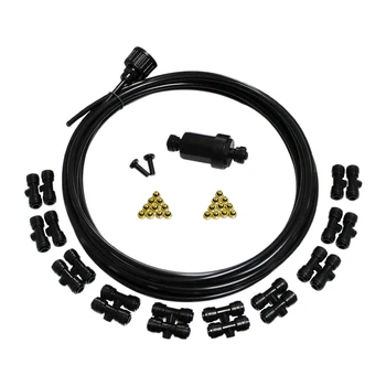 

29.5FT Misting Cooling System with Mist Nozzles and Connector Set for Garden Patio Mister Water Prayers Cooling System
