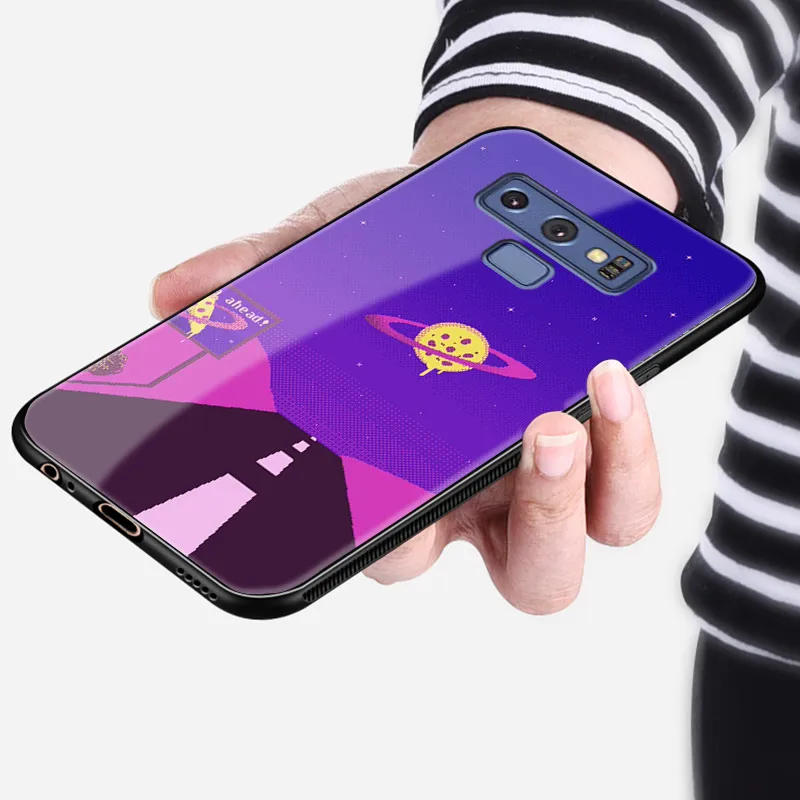 Pixel эстетический инди арт пейзаж мягкий силиконовый стеклянный чехол для