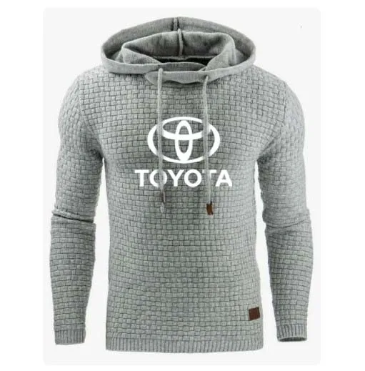 Мужская толстовка с логотипом Toyota повседневная спортивная в стиле хип хоп