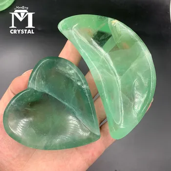 

Natural Fluorite Quartz Crystal Bowl ashtray soap healing Stone and gemstone box decorative plate home decoration gift