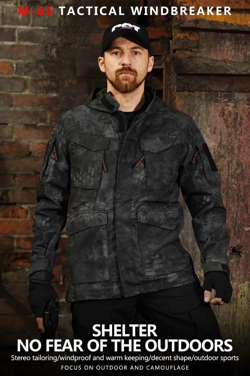 

Tactical Men Airsoft Jackets Military Camouflage Soft Shell Waterproof Hooded Outdoor Camo Fleece Thermal Windproft Windbreak