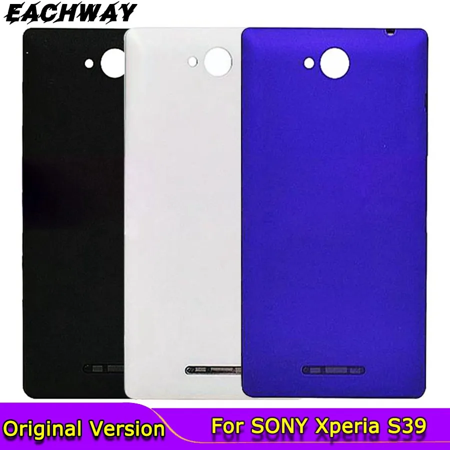 

Battery Cover For Sony Xperia C C2304 S39 S39c Housing Battery Cover Case For Sony C2305 s39h New Back Cover housing