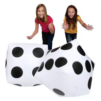 

30cm Funny Outdoor Inflatable Dice Swimming pool Party Supplies Kids Toys For Children Adults Game Play Cube Toys Kids Gifts