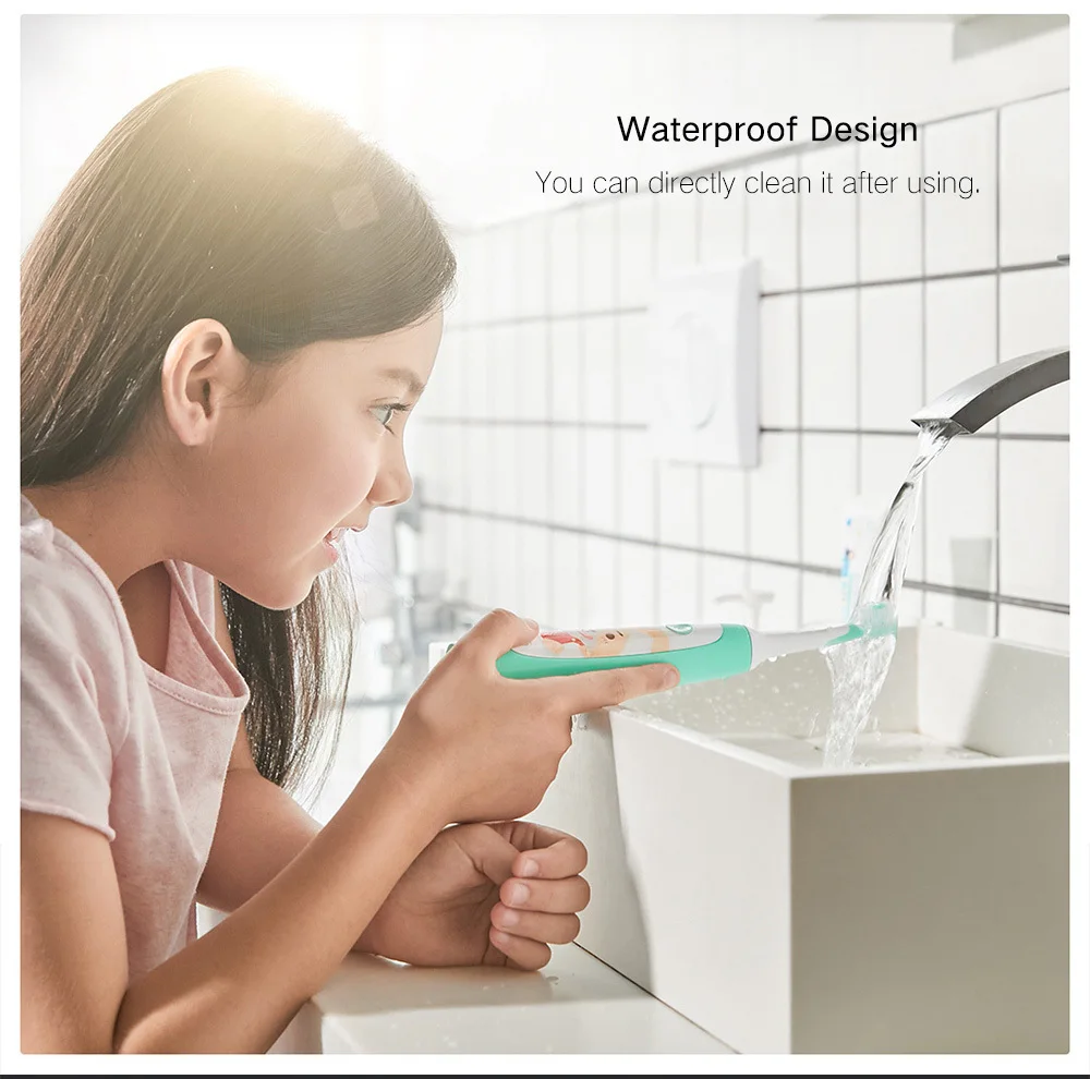 Xiaomi SOOCAS C1 Cute Waterproof Sonic ElectricToothbrush For Kids Rechargeable Ultrasonic Toothbrush Dental Care ToothBrush