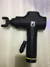 Pantalla LCD masaje arma profundo masajeador muscular dolor muscular cuerpo masaje de cuello ejercicio de relajación adelgazar la alivio del dolor