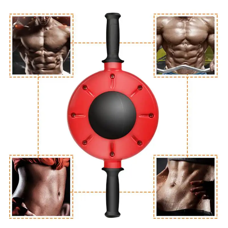 360 degree Gym Abdominal Roller Exercise Machine Home Fitness Equipment Abdominal Training Ab Wheel Belly Muscle Trainer