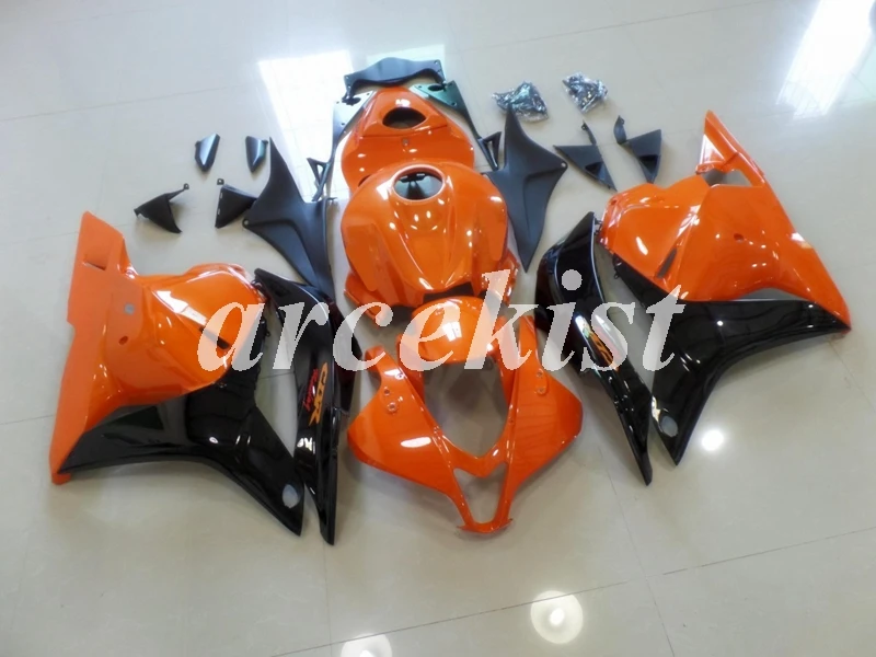 4 подарки литьевая Форма ABS Полный обтекатели Подходит для HONDA CBR600RR F5 2009 2010 2011 2012 09 10 11 12 набор кузова оранжевый черный
