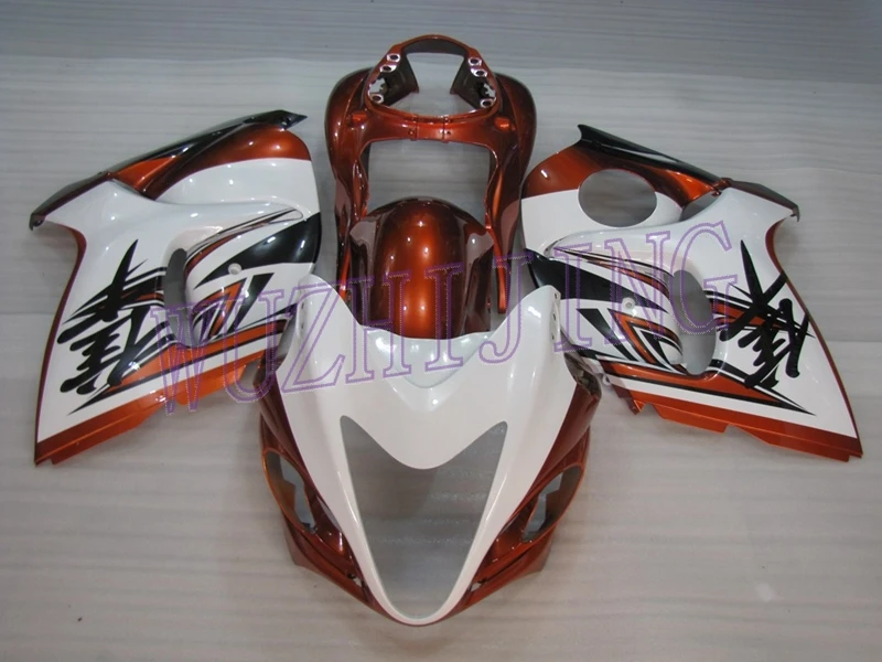 Мотоцикл обтекатель для Suzuki GSXR1300 2008 обтекатель наборы Gsx 1300R оранжевый золотой белый обтекатель GSXR 1300 2008