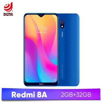

Xiaomi Redmi 8A 32GB + 2GB Global Version Smartphone Smart Mobile Phone 6.22 "Unlock Facial AI with Large 5000mAh battery