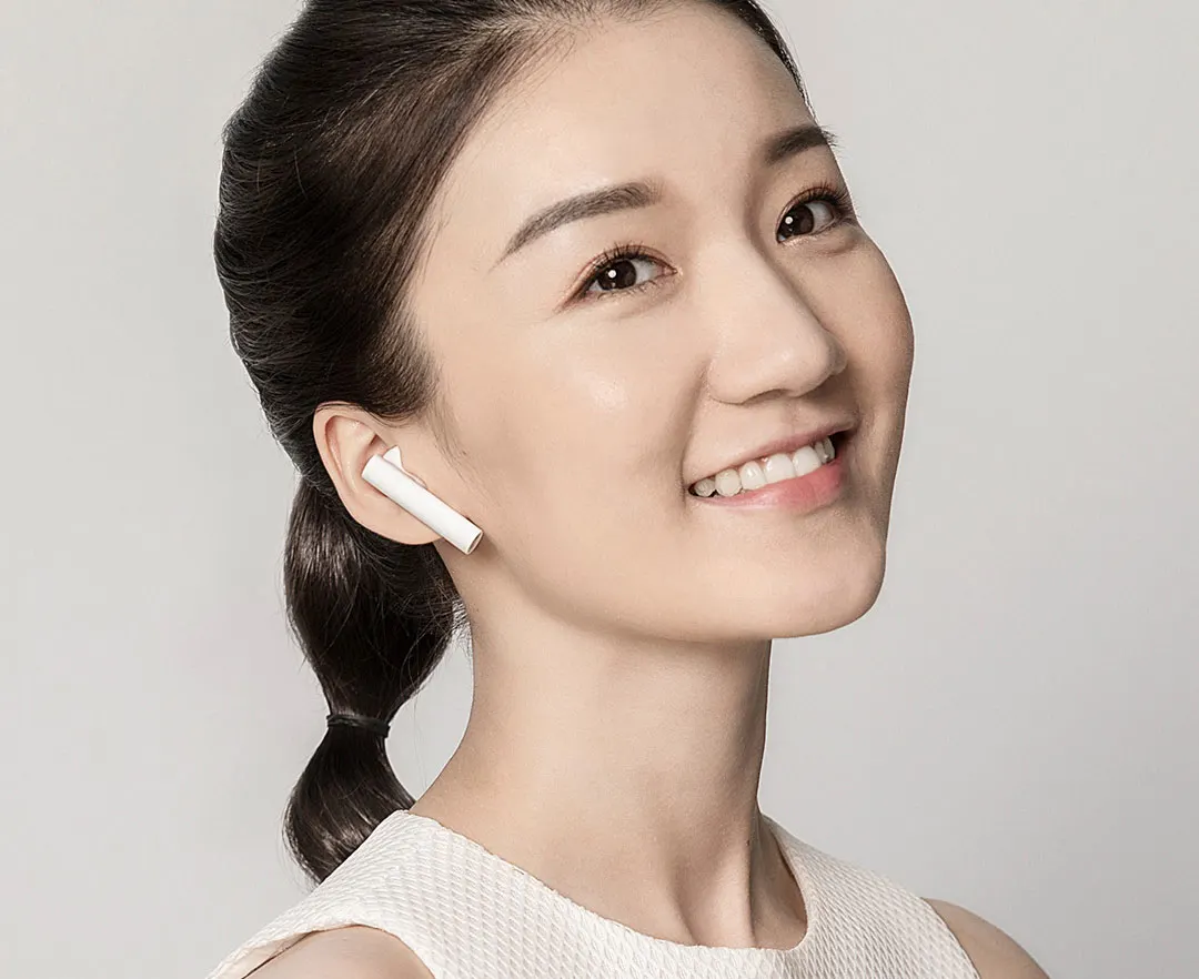 Оригинальная Беспроводная bluetooth-гарнитура Xiaomi Mijia, Air2, двойной микрофон, шумоподавление, полувкладыши, LHDC, HD качество звука
