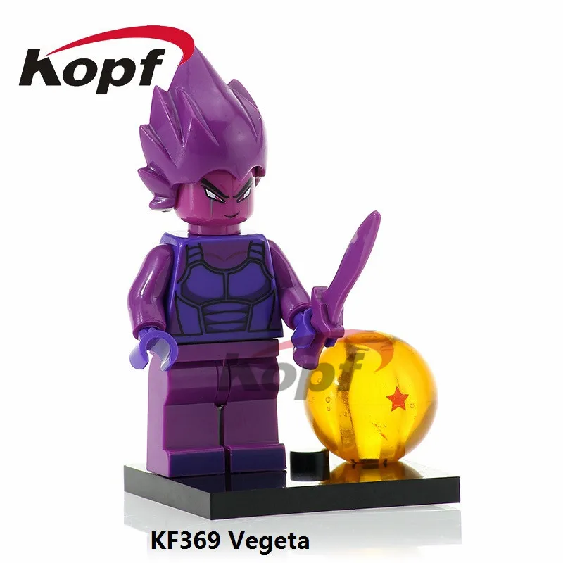 20 шт. PG1461 Dragon Ball Goku Black Nappa Son Goku Burdock Torankusu Android 18 строительные блоки куклы кирпичики для детей игрушки - Цвет: KF369 20Pcs No Box