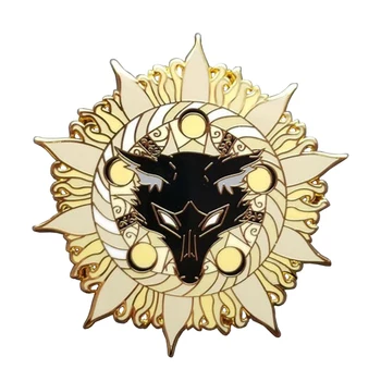 

Star-Bound Wolf, Large Hard Enamel Pin - Dark Romance Collection