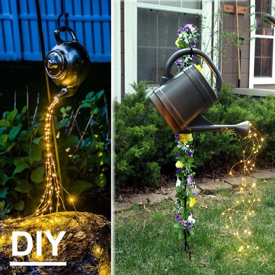 Solar Garden Light LED Fairy Gypsophila Tree Waterfall Icicle LED String Holiday Christmas Party Garland Waterproof Solar Lamp Solar Garden Light LED Fairy Gypsophila Tree Waterfall Icicle LED String Holiday Christmas Party Garland Waterproof Solar Lamp