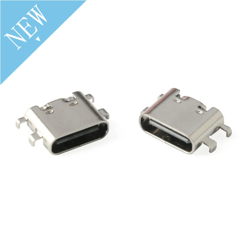 10 шт. разъем Micro USB Type C 3 1 6 штырьков|Запасные части| |