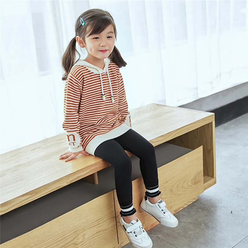 Girls' winter leggings Toddler Kids Baby Girls Striped Leggings Tights Pants Trousers Outfits Clothes girls tights #4D02 (10)