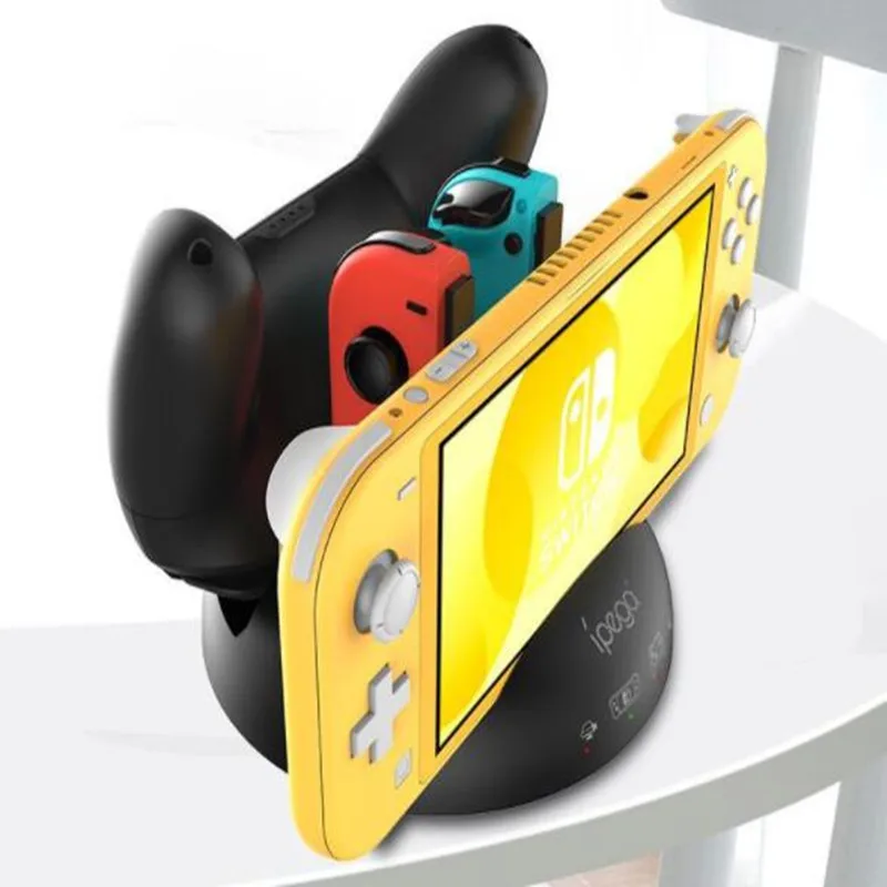 Подставка для зарядного устройства для nintendo Switch& kingd Switch Lite Mini, зарядная док-станция для переключателя Joy-con& NS Pro