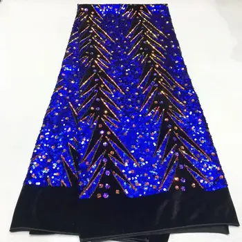 

2019 New Design French Nigerian Lace Fabric High Quality Sequin African Dry Lace Fabric Wedding Swiss Voile Lace In Switzerland