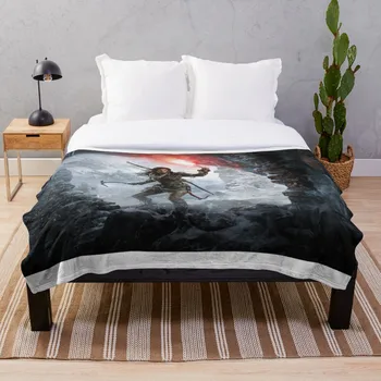 

Tomb Raider Exploring Throw Blanket Soft Sherpa Blanket Bed Sheet Single Knee Blanket Office Nap Blanket