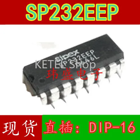 

Бесплатная доставка 10 шт./лот SP232EEP DIP-16 MAX232EPE/CPE