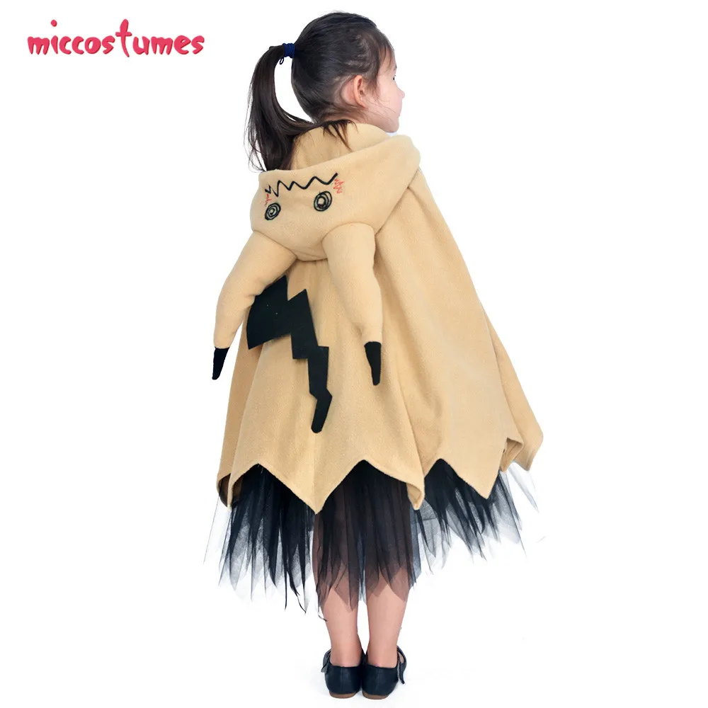 Mimikyu/маскарадный Детский Костюм Пикачу Mimikyu на Хеллоуин; плащ; Детский костюм