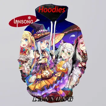 

new 3d print hip hop streetwears anime halloween harajuku winter hoodies sweashirts/pants jacket men short homme clothes men