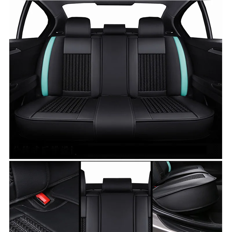 (Front+Rear) ice silk 5 seat covers auto For Chery a3 a5 amulet cowin e5 qq6 tiggo 3 5 7 fl t11 of