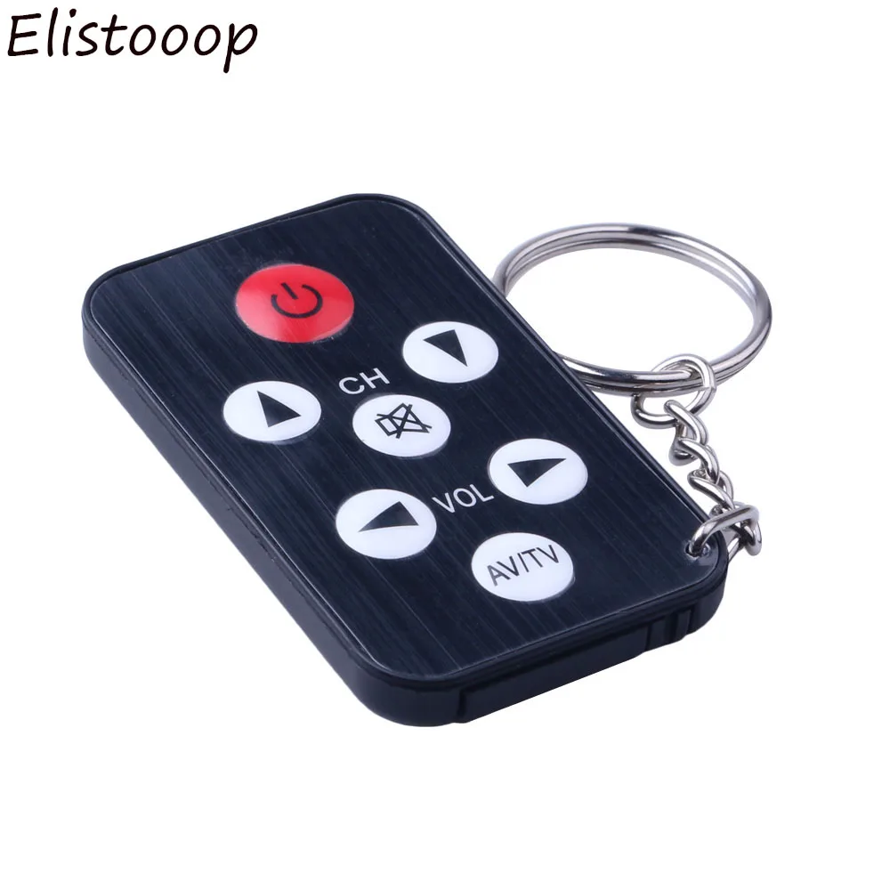 Mini Universal Infrared IR TV Set 7 Keys Television Remote Control Controller Keychain Key | Электроника